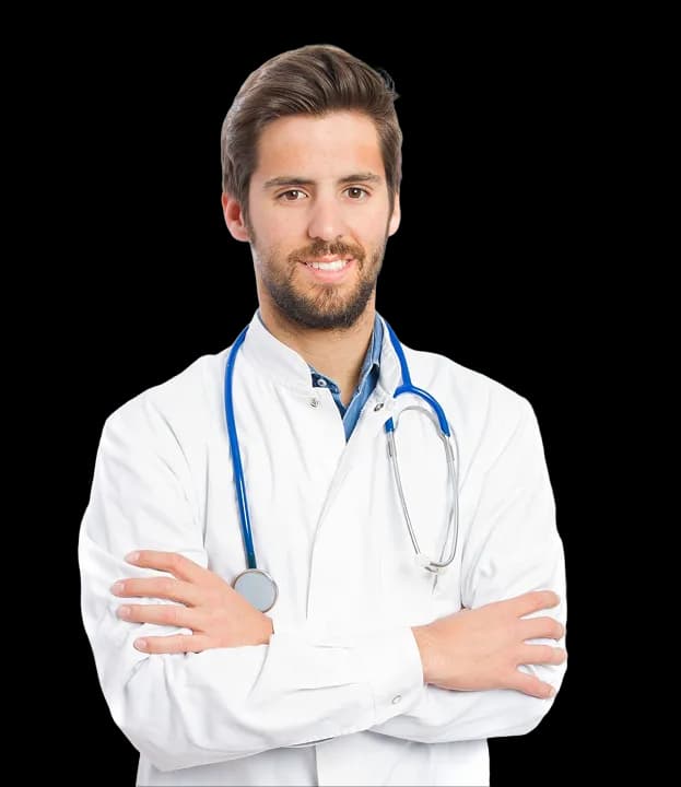 Patient on a video consultation call